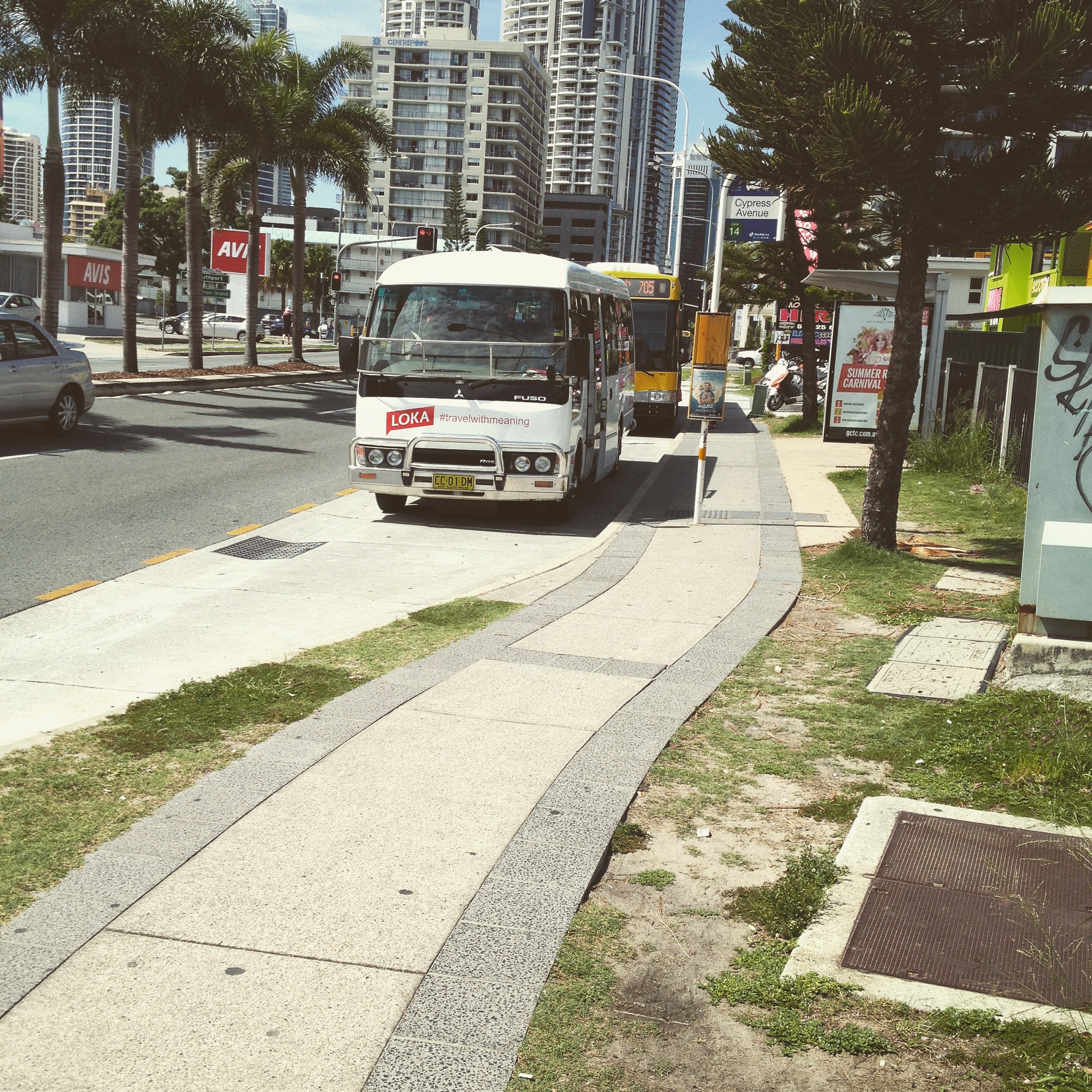 Image of a local bus in a city in Australia - KILROY