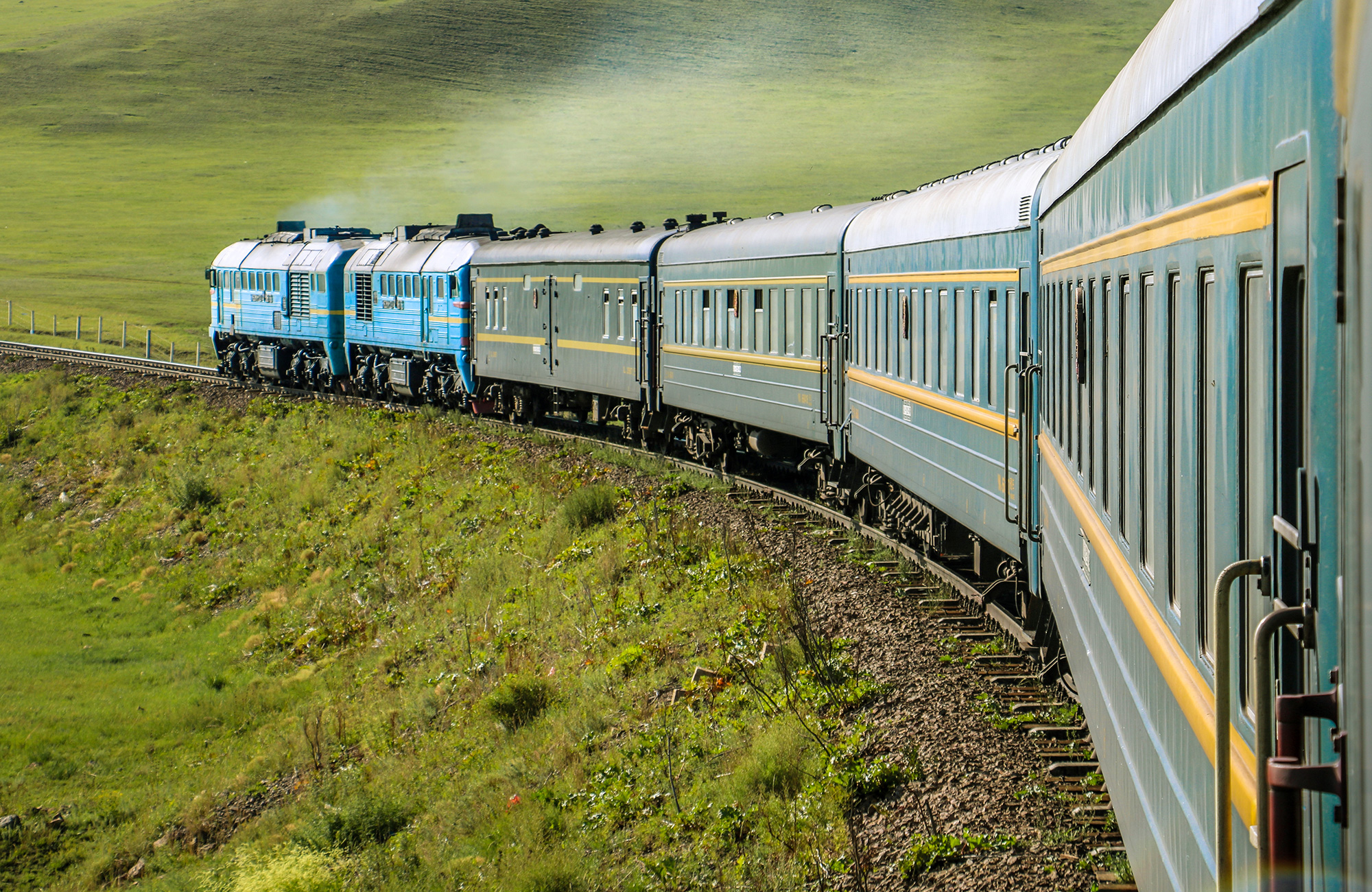Image of a train on the Trans-Siberian railway in Europe - KILROY