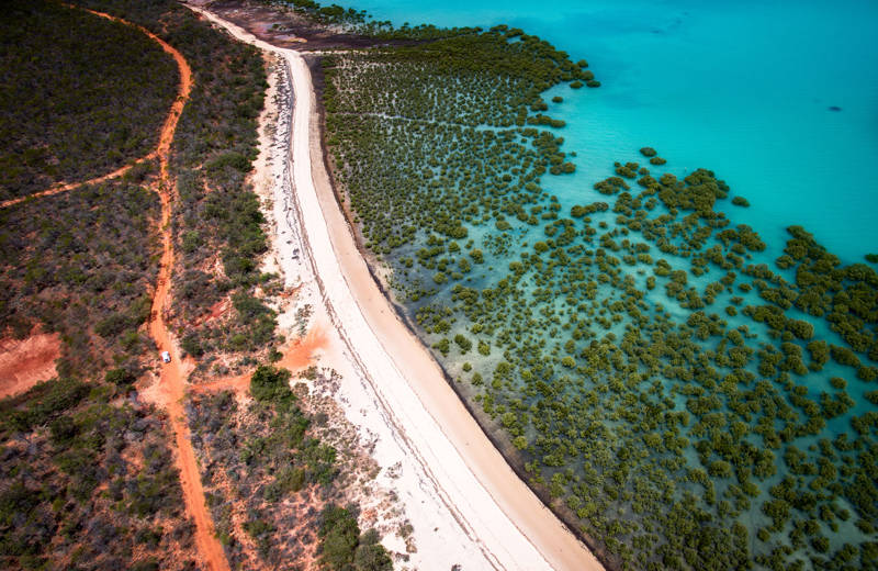 Australia Roadtrip Scenic Header Coastline Gravel Road