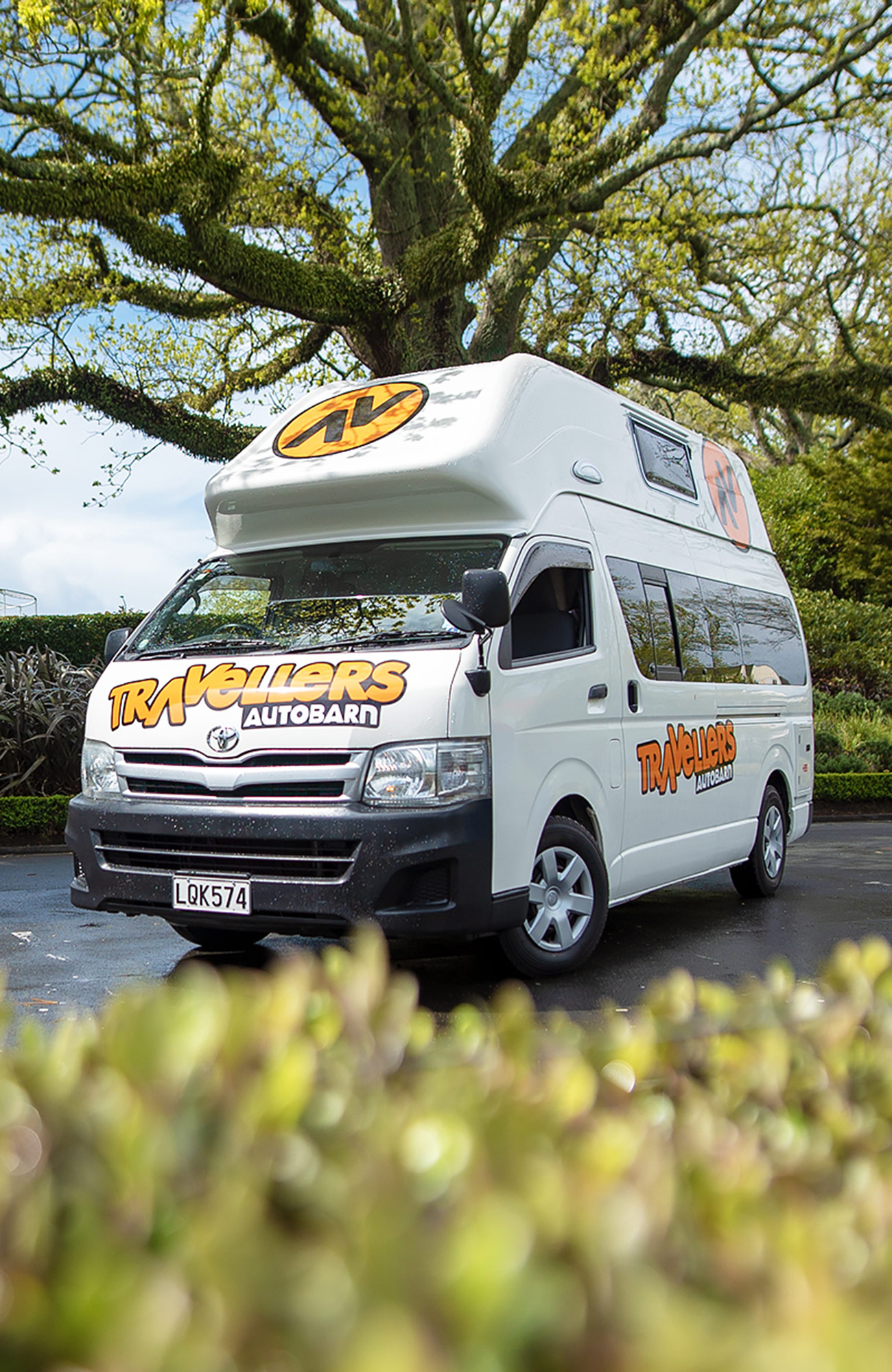 Rent a Hi5 campervan by Travellers Autobarn in New Zealand