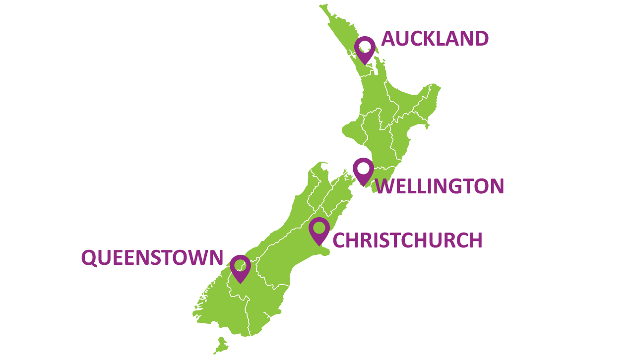 Chaser rental locations in New Zealand
