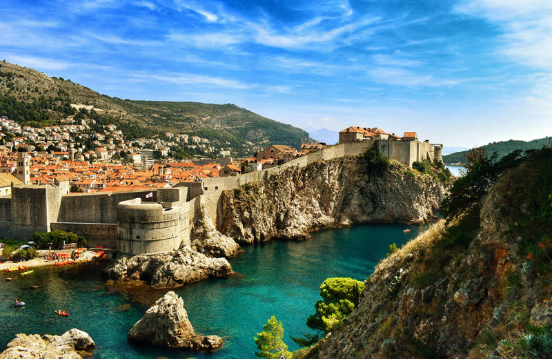 Image of the old town and fortress of Dubrovnik in Croatia - KILROY