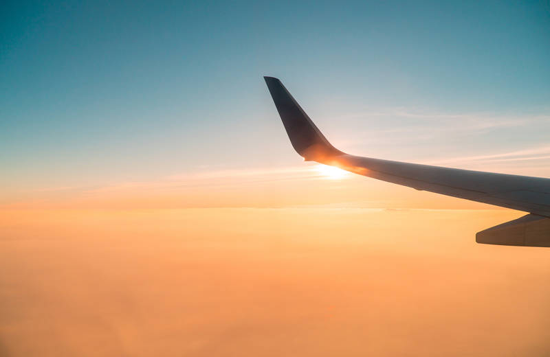 Image of a plane approaching a runway - KILROY