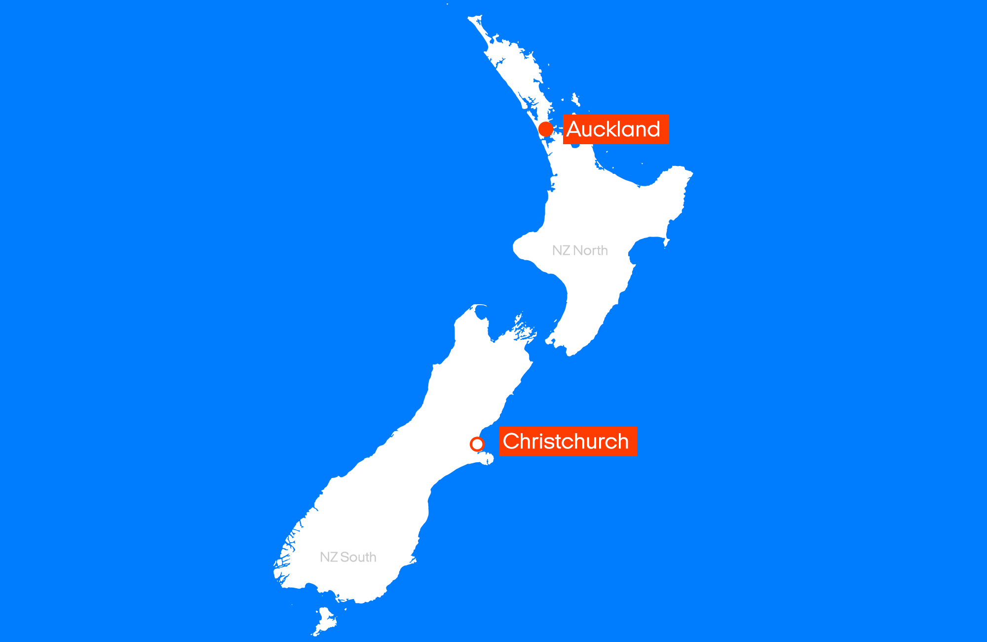 Chubby rental locations in New Zealand