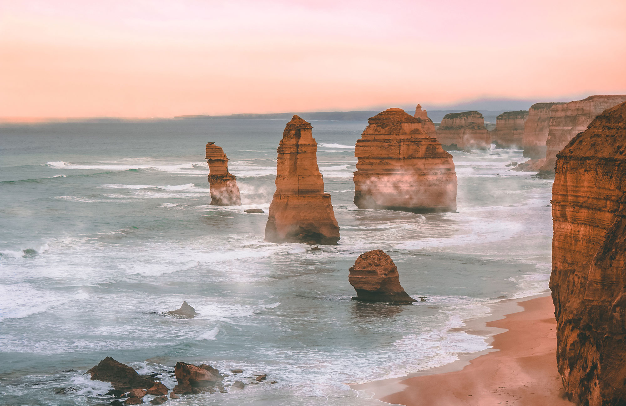The Twelve Apostles in Port Campbell National Park in Australia