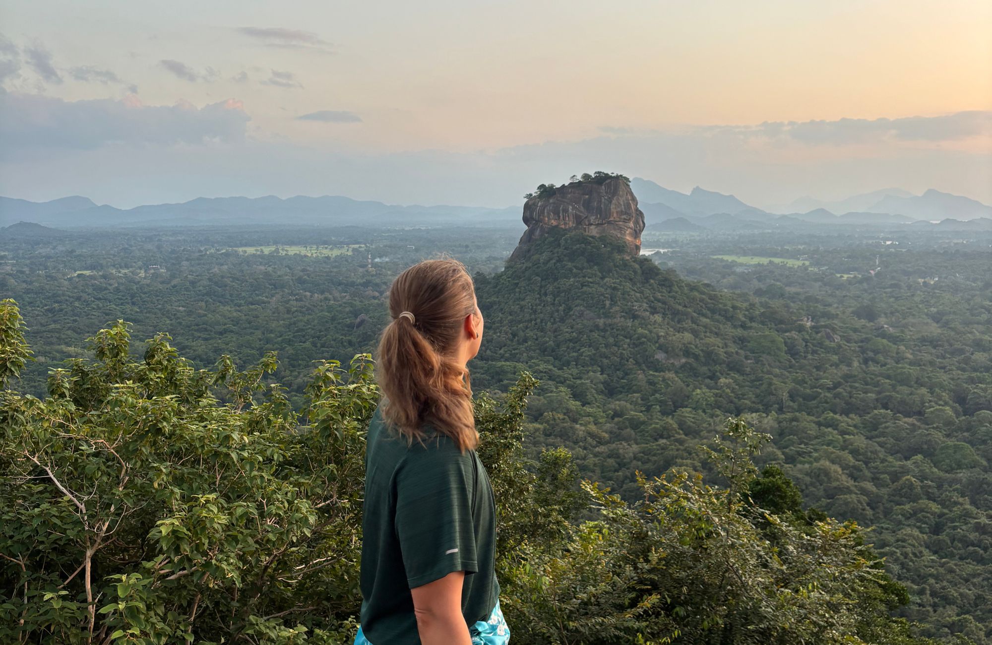 Sigiriya Rock At Sunrise