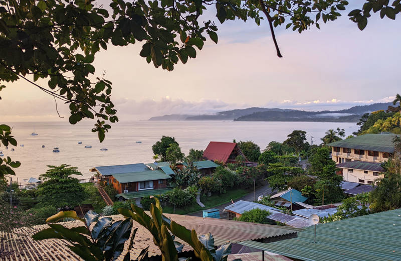 Small village near Drake Bay in the South Pacific region of Costa Rica