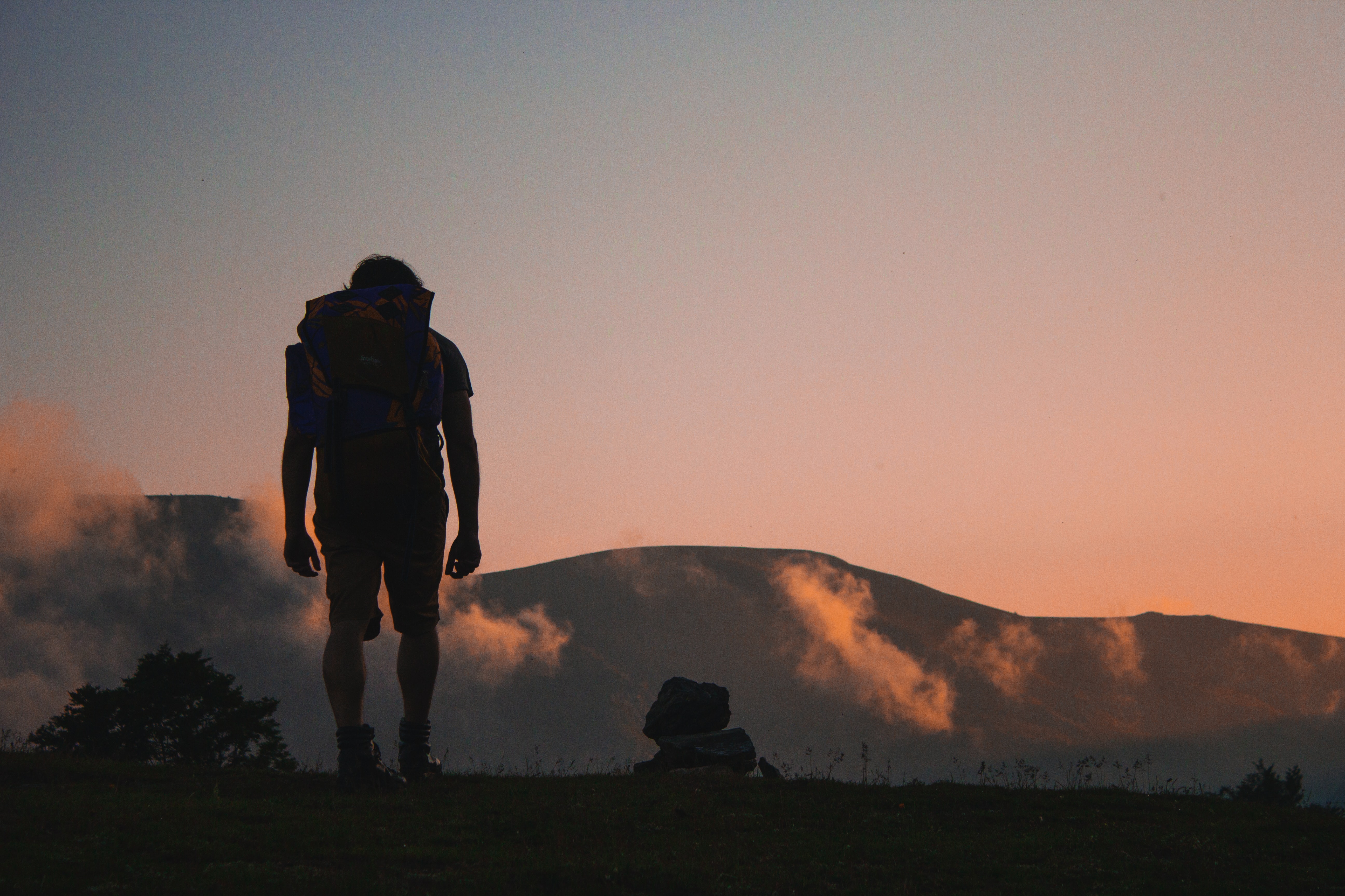 Header Image Man With Mountain Background