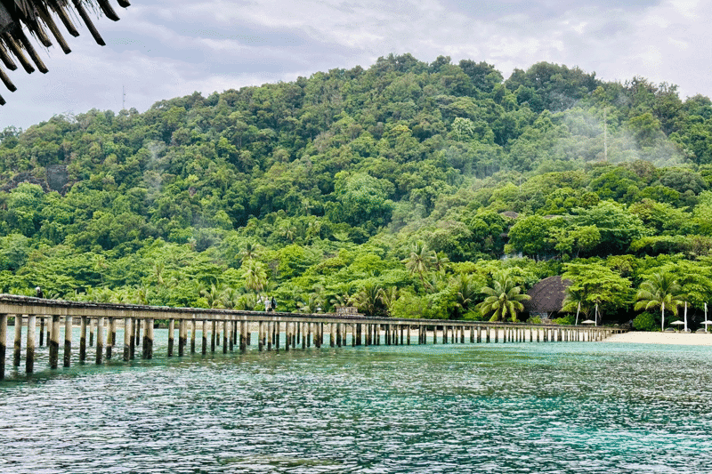Ong Corp Bridge, the longest bridge in Vietnam, is located near Quy Nhon