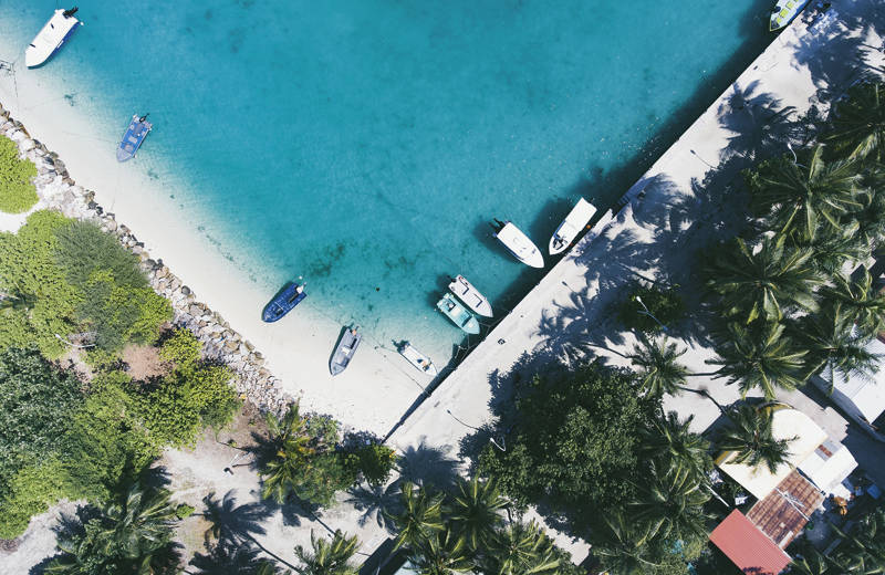 Maldives Felidhoo Aerial View